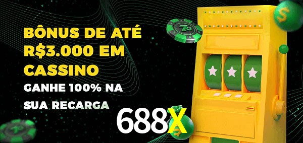 688X melhor bônus de depósito
